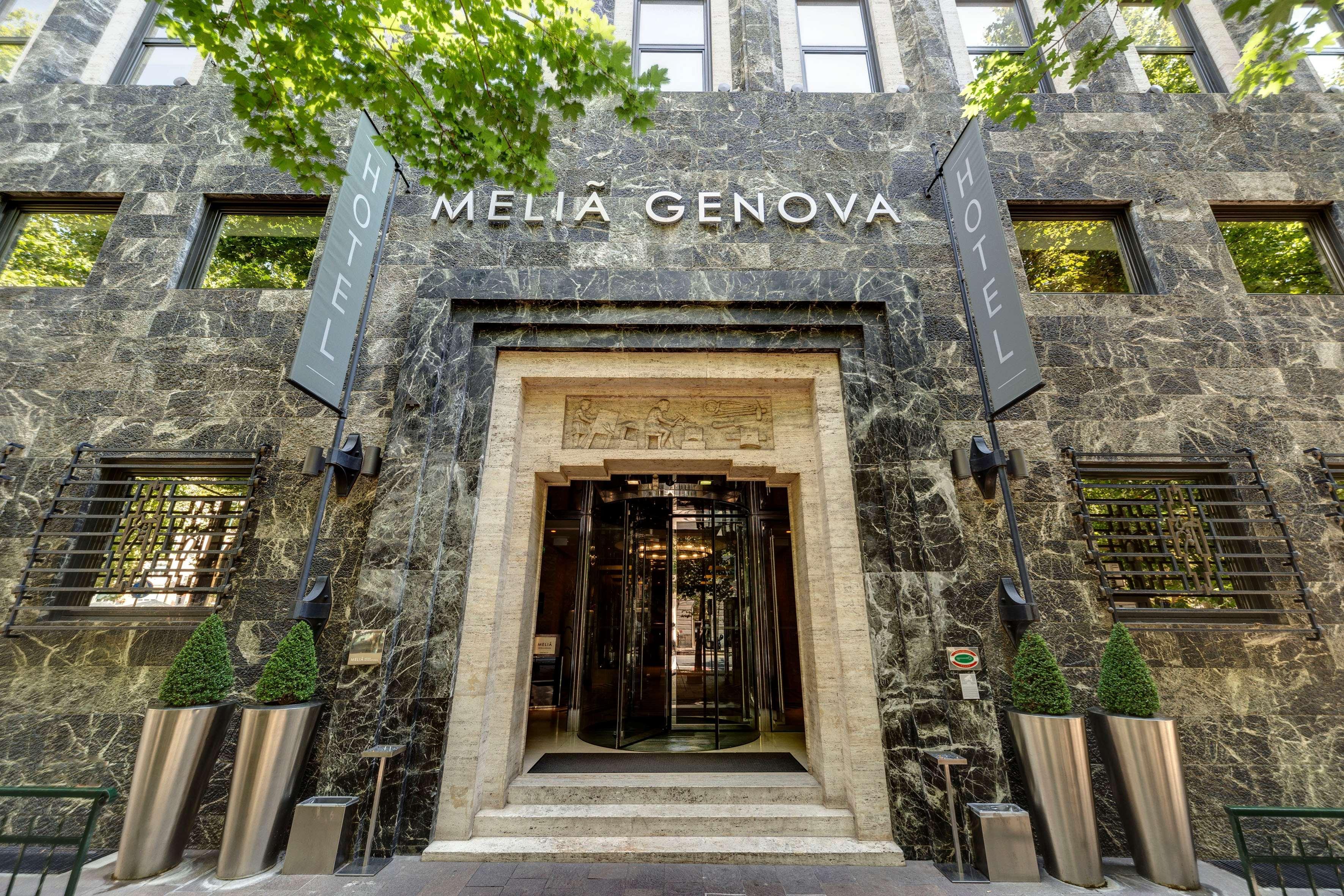 Melia Genova Hotel Bagian luar foto The hotel's entrance
